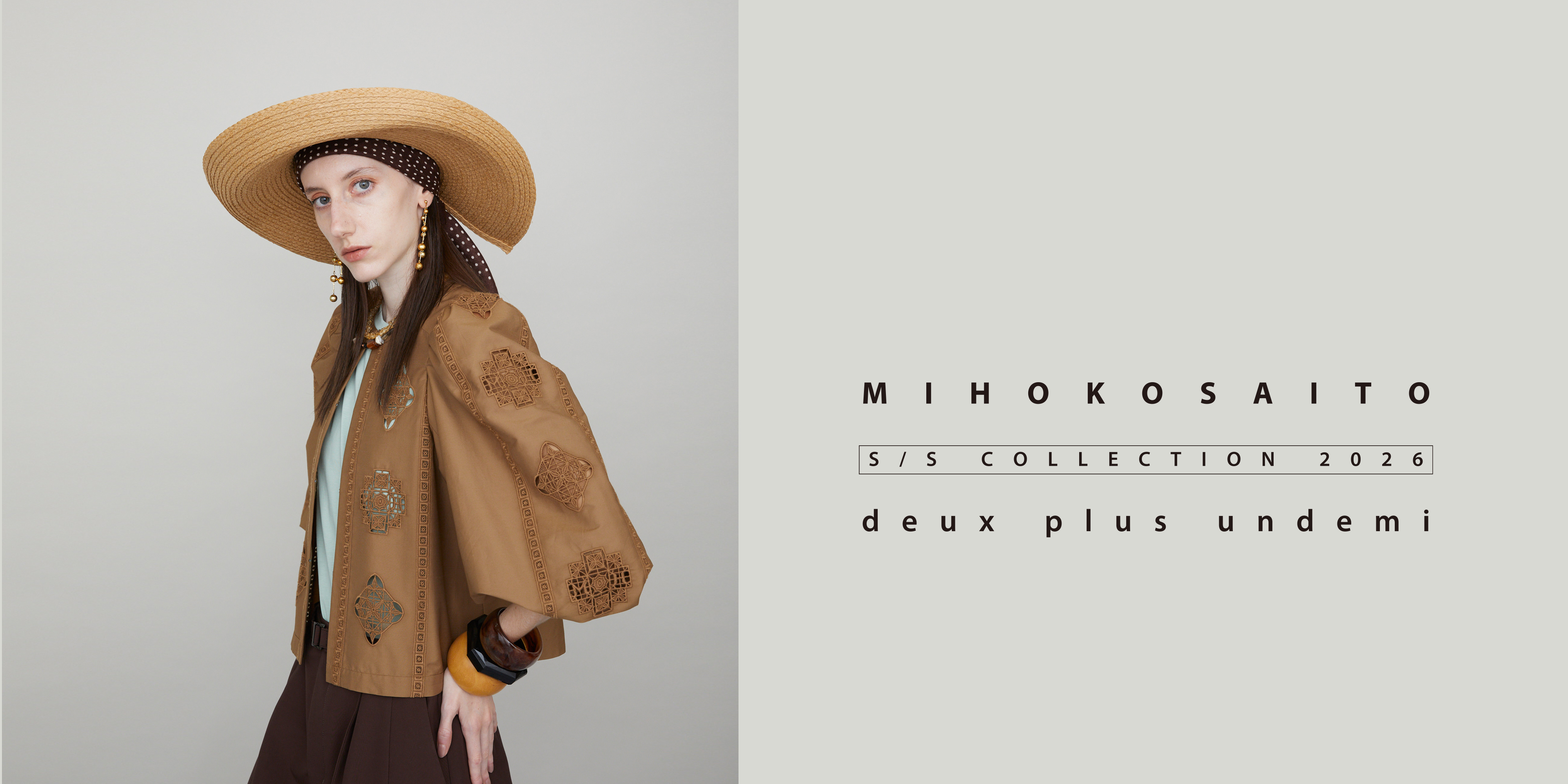 mihokosaito & deux plus undemi 2026 SS